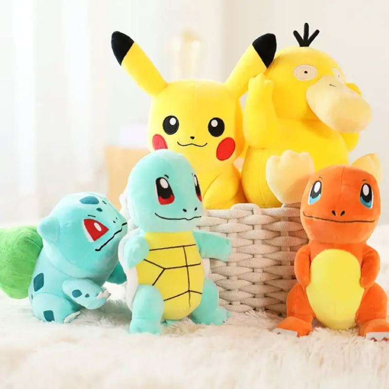 Factory direct sales 45-75cm oversized Pikachu plush toy happy Pikachu doll plush pillow children's gift