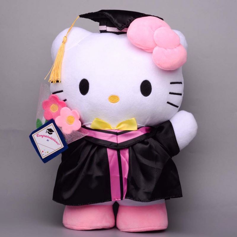 Drop Shipping Sanrioed Plush Toy Stuffed Animal Plushie Doll Toys Custom Kanye West Bear for Graduation