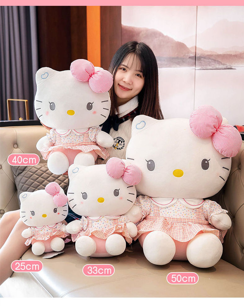 NEW Kt Cat Doll Hi Kitty Plush Toy Sourcing Agent Christmas White the Kitty Plush Toys Pink Easter Stuffers Kitty Stuffed Dolls