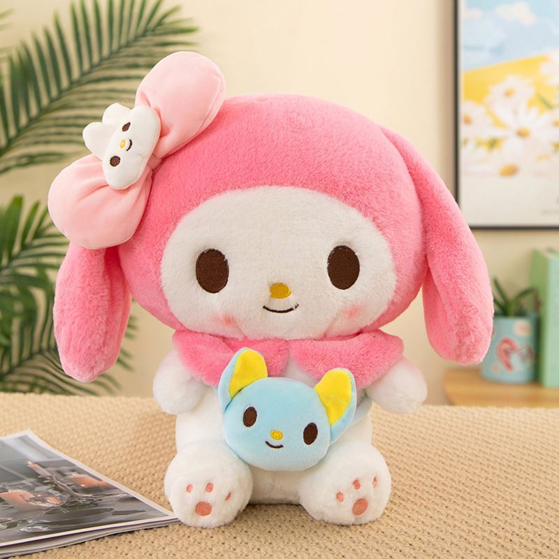 50cm Wholesale 23cm Kawaii Hello Sanrio Kuromi Plush Toy Kitty Stuffed Doll Toys for Children Gift