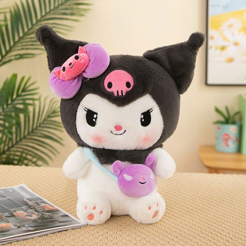 50cm Wholesale 23cm Kawaii Hello Sanrio Kuromi Plush Toy Kitty Stuffed Doll Toys for Children Gift