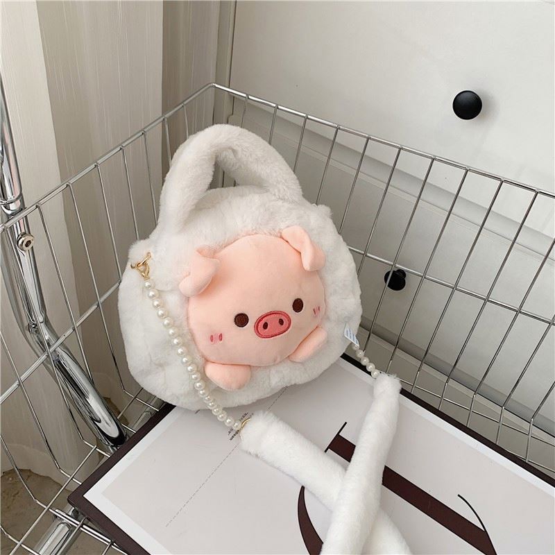 YIWU ALLO CPC Kids School Bags Soft Toys Plush Backpack Bunny Shoulder Crossbody Bag Rabbit Plush Doll Bunny Plush Backpack