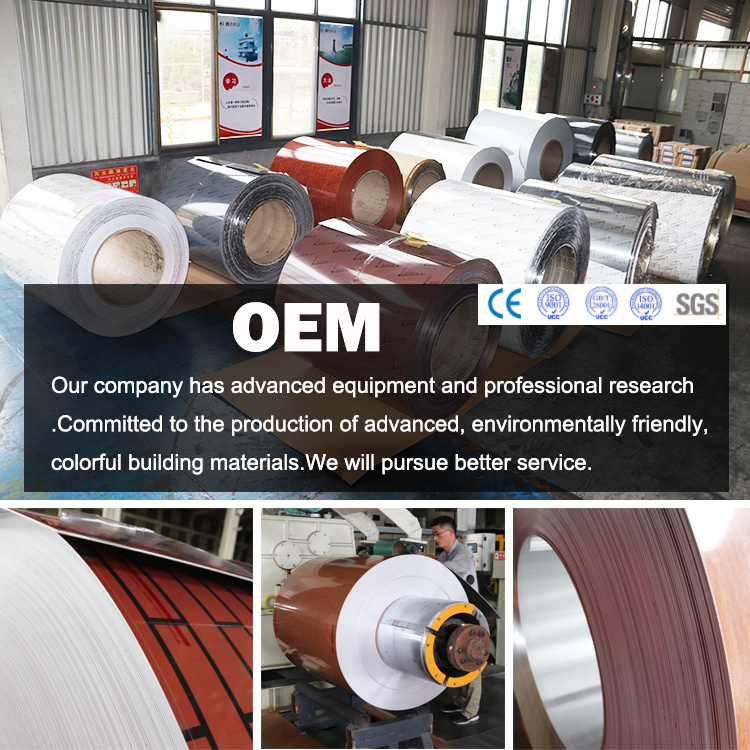 Low MOQ sales color coated aluminum coil prepainted color coated aluminum coils aluminum color coated coil