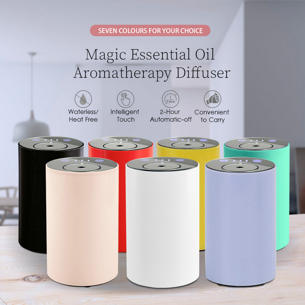 Car Air Diffuser Aroma Essential Oil Aromatherapy Waterless Diffuser Humidifier Cartridge Diffuser Spray