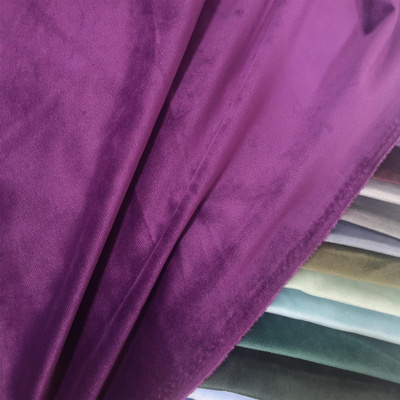 Best Selling 150cm 220gsm Velvet Knitted Holland Velour Fabric for Sofa/ Upholstery/Furniture