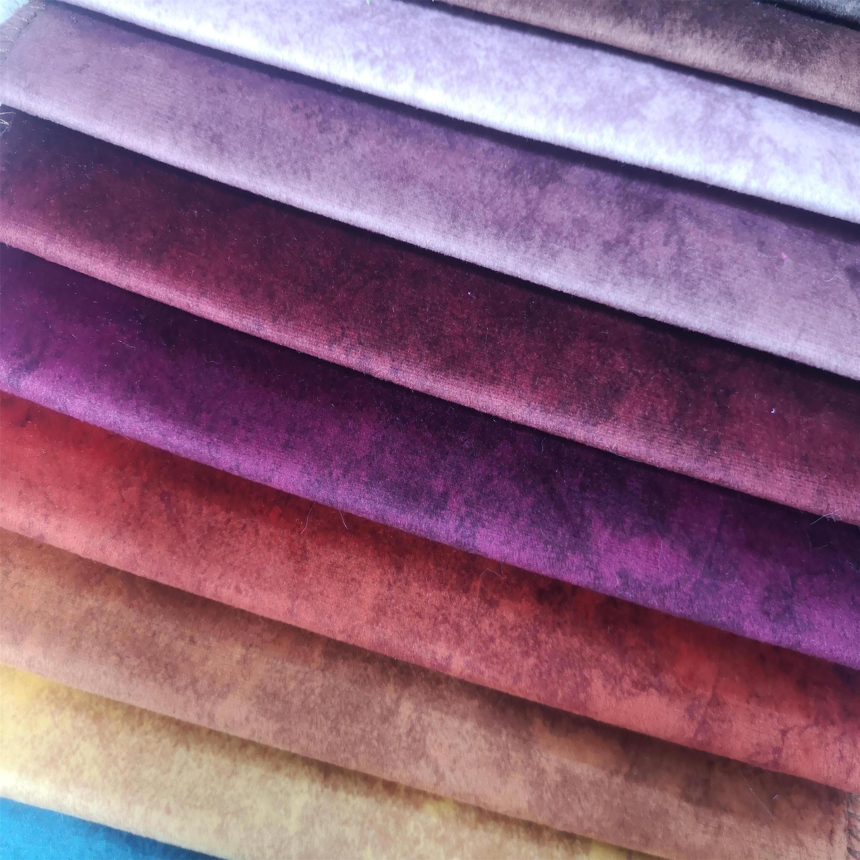 Best Selling 150cm 220gsm Velvet Knitted Holland Velour Fabric for Sofa/ Upholstery/Furniture