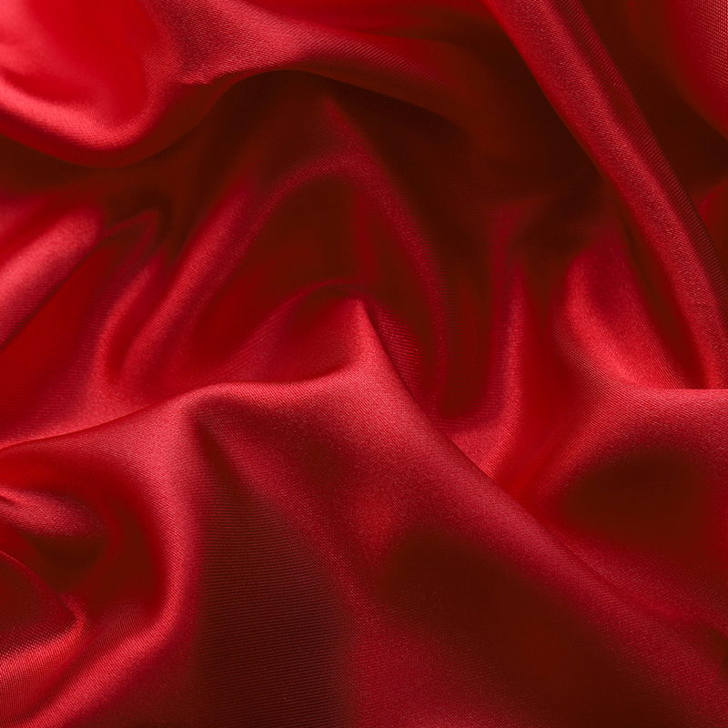 HYFZ Duchess Satin Fabric Polyester Mix Organza and Silk Fabrics High Quality LOW MOQ