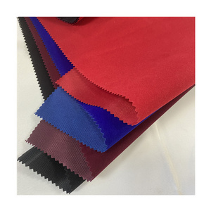 Tricot Flock Fabric Polyester Nylon Rayon 110 150 160gsm velvet fabric Woven Knitting Flock Velvet Self-Adhesive Fabric