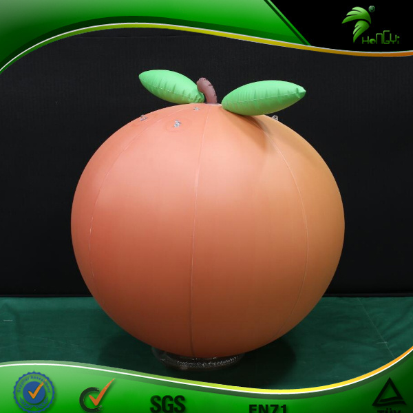 Event Decorate Inflatable Fruit Shape Giant Inflatable Peach Balloon Advertising Inflatables