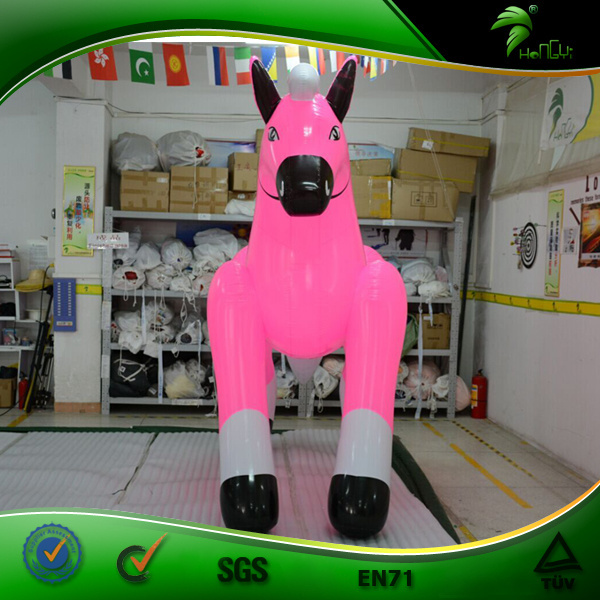 Life Size Inflatable Horse hongyi Wholesale Inflatable Animal Bouncing  Horse PVC Cartoon Adults Toy