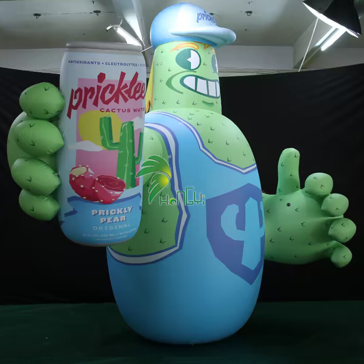 Custom Giant Inflatable Cactus Mascot Balloon PVC Inflatable Cartoon Toy Advertising Inflatables Model