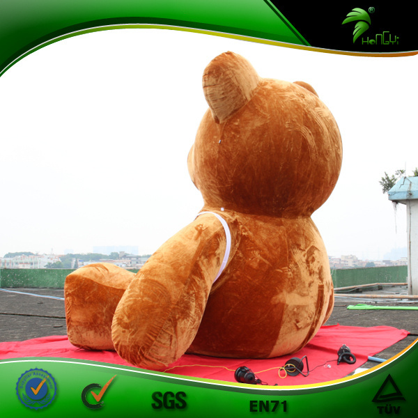 Mega Inflatable Teddy Bear Inflatable Plush Furry Animal Air Mascot Advertising Inflatable Bear