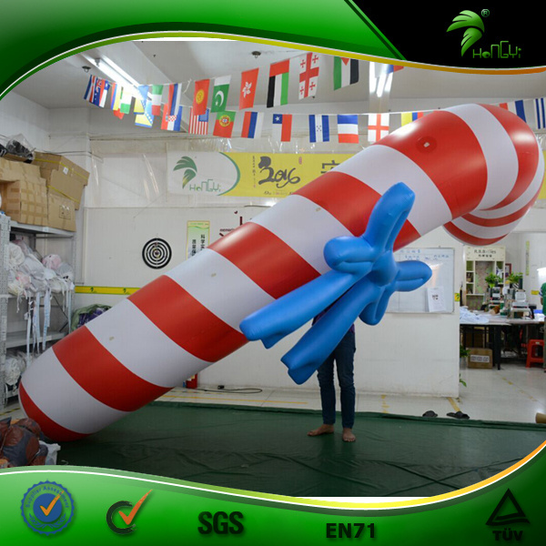 Christmas Inflatable Candy Cane Yard Decoration Inflatable Christmas Candy Giant Air Balloon