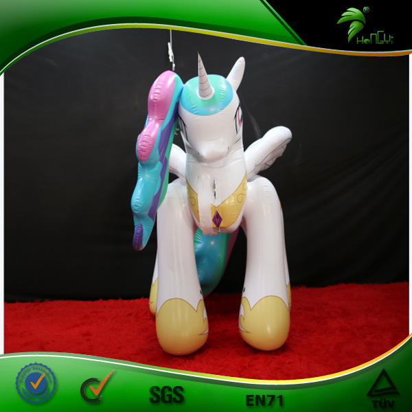 Hongyi Unique Made Inflatable Princess Horse Animals Suit Custom Inflatable PVC Horse Toys Costume