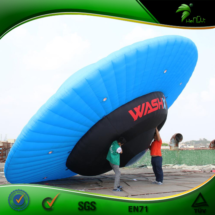 Custom Giant Inflatable UFO Balloon Advertising Inflatables Balloon Helium Balloon UFO For Eevnt Decorate