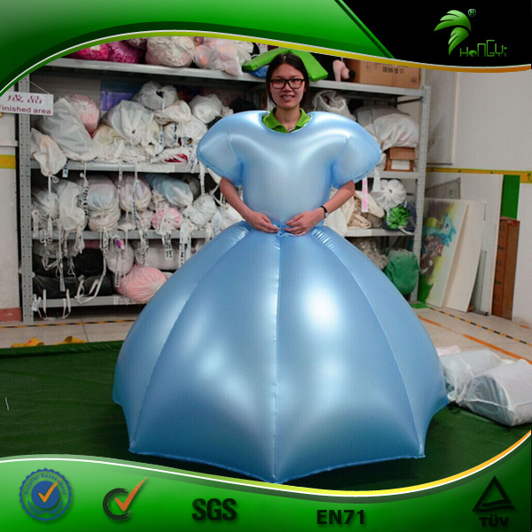 Inflatable Princess Dress Hongyi Inflatable Suit Cosplay Costume PVC Body Inflation Suit