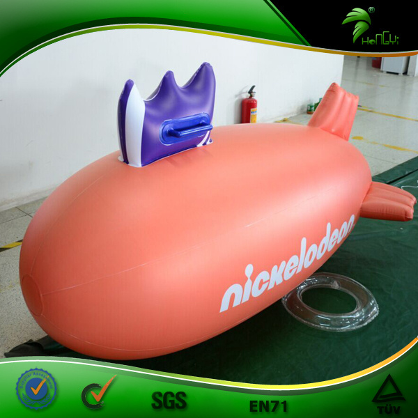 Inflatable Airship Blimp Shape Balloon Summer Swimming Pool Inflatables Mini Airplane with Handle