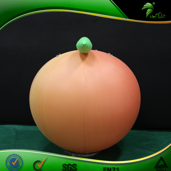 Event Decorate Inflatable Fruit Shape Giant Inflatable Peach Balloon Advertising Inflatables