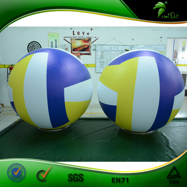 Hongyi Durable Inflatable PVC Volleyball Advertising Giant Inflatable Helium Sphere