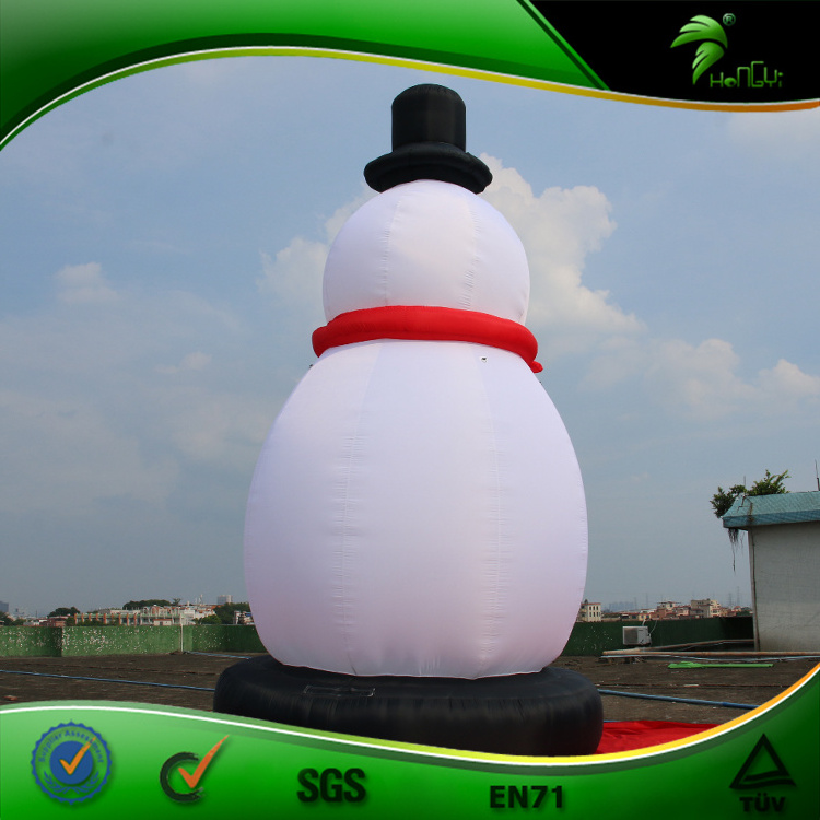 2022 Hot Sale Merry Christmas Giant Inflatable Snowman Decoration Ground Model Inflatable Balloon