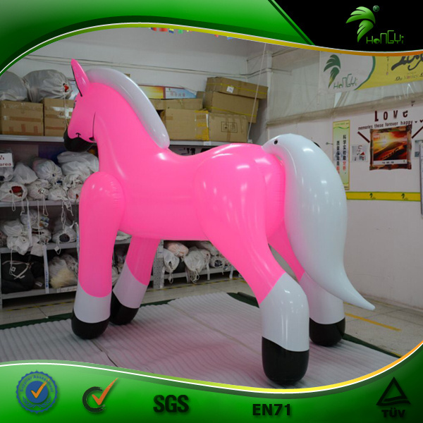 Life Size Inflatable Horse hongyi Wholesale Inflatable Animal Bouncing  Horse PVC Cartoon Adults Toy