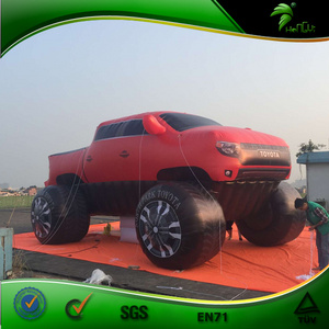 Giant Inflatable Fire Monster Truck Model Custom Inflatable Advertising Decorate Car Balloon