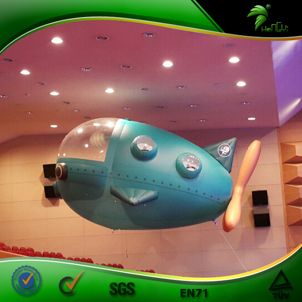 Inflatable Remote Control Airship Advertising Zeppelin Balloon Fish Shape Inflatable RC Blimp