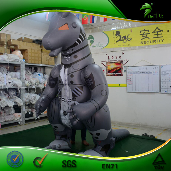 Inflatable Fursuits Adult Halloween Party Inflatable Suit Squeaky Inflatable Dragon Animal Suit For Sale