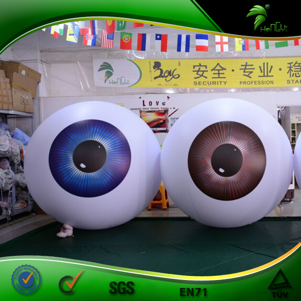 Hongyi Giant Event Decoration Inflatable Eyes Ball Giant Realistic Inflatable Eyeball