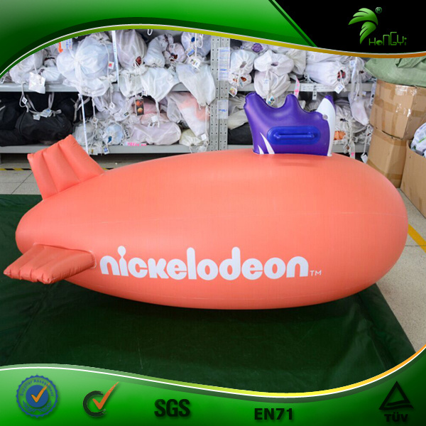 Inflatable Airship Blimp Shape Balloon Summer Swimming Pool Inflatables Mini Airplane with Handle