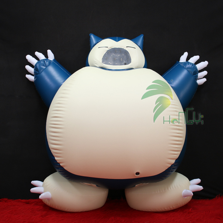 Inflatable Snorlax Monster Toy Inflatable Dinosaur Costume Custom Animal Blueberry Ball Suit