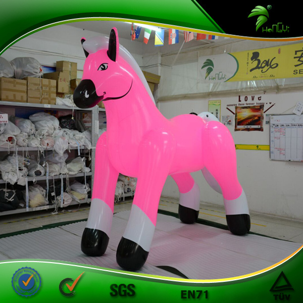 Life Size Inflatable Horse hongyi Wholesale Inflatable Animal Bouncing  Horse PVC Cartoon Adults Toy