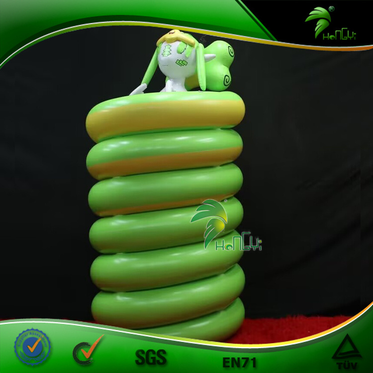 Long Tail Green Inflatable Snake Girl for Sale