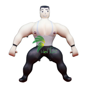 Custom Inflatable Hercules Muscle Man Inflatable Dummy Gym Advertising Fitness Coach Air Model