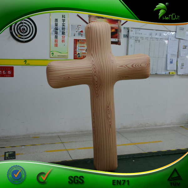 Hanging Inflatable Jesus Cross Balloon Durable 3d Inflatable PVC Modeling