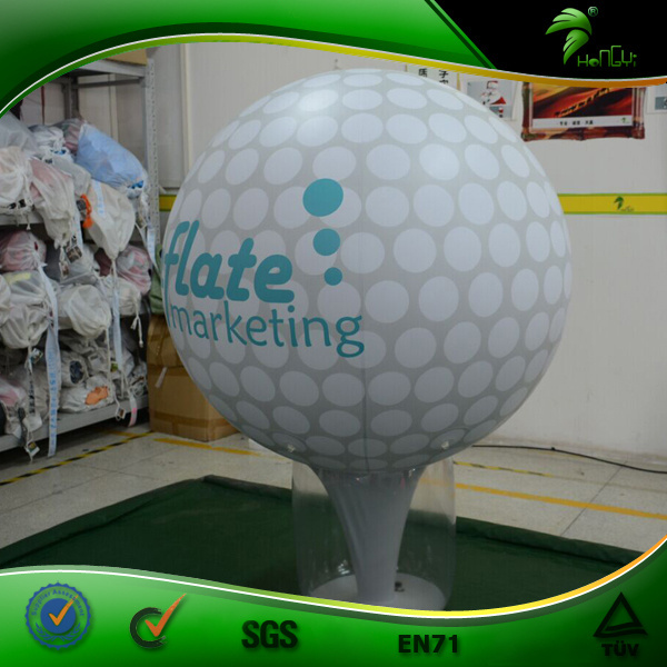 Customized Inflatable Golf Ball Model Advertising Inflatable Golf Sport Balloon