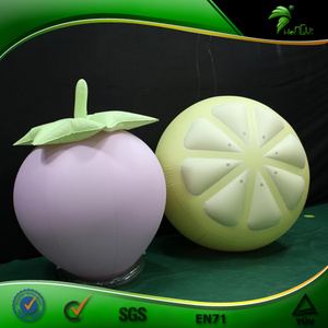 Hot Sell Customized Advertising Inflatables Fruit Model Inflatable Strawberry Balloon and Inflatable Eggplant