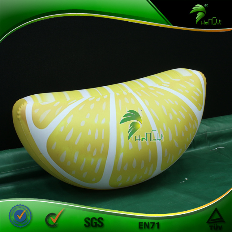 Custom Inflatable Lemon Slice Realistic Inflatable Food Display Air Model Giant Inflatable Lemon