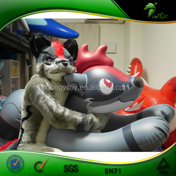 Cartoon Riding Inflatable Toy Hongyi Giant Inflatable Squirrel Sexy Toy