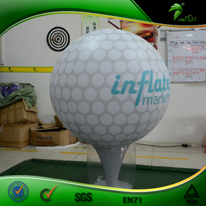 Customized Inflatable Golf Ball Model Advertising Inflatable Golf Sport Balloon