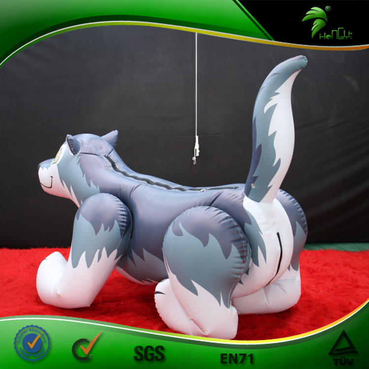 Cute Inflatable Hongyi Wolf Suit Inflatable Dog costume for Adult Monster Toys Play