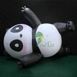 Giant Robot Panda Inflatable Mascot Costume Custom Bear Toy Animal Ceiling Decoration Balloon