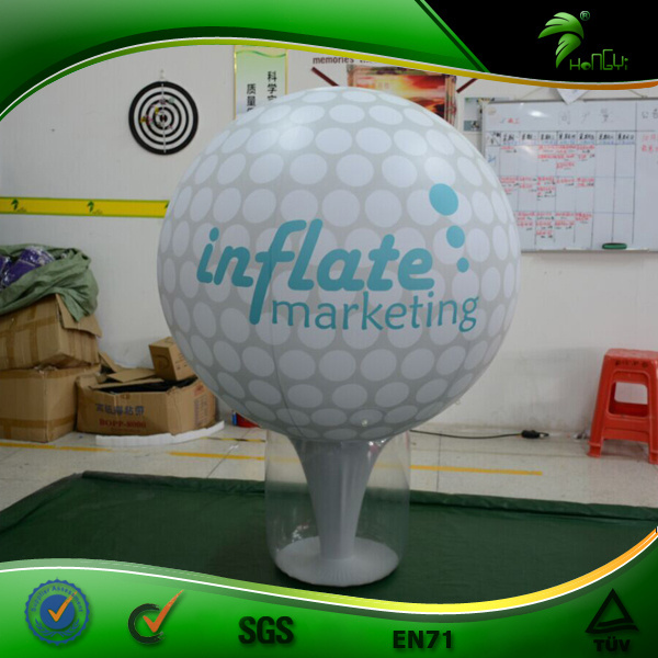 Customized Inflatable Golf Ball Model Advertising Inflatable Golf Sport Balloon