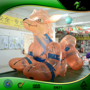 Hongyi Inflatable Arcanine Transparent Inflatable Pokemon Air Figure Squeaky Inflatable Animal