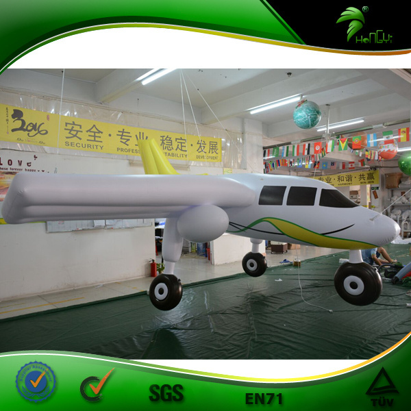 Custom Inflatable Airplanet Hanging Toy Balloon Helium Flying RC Plane Inflatable Advertising Modeling