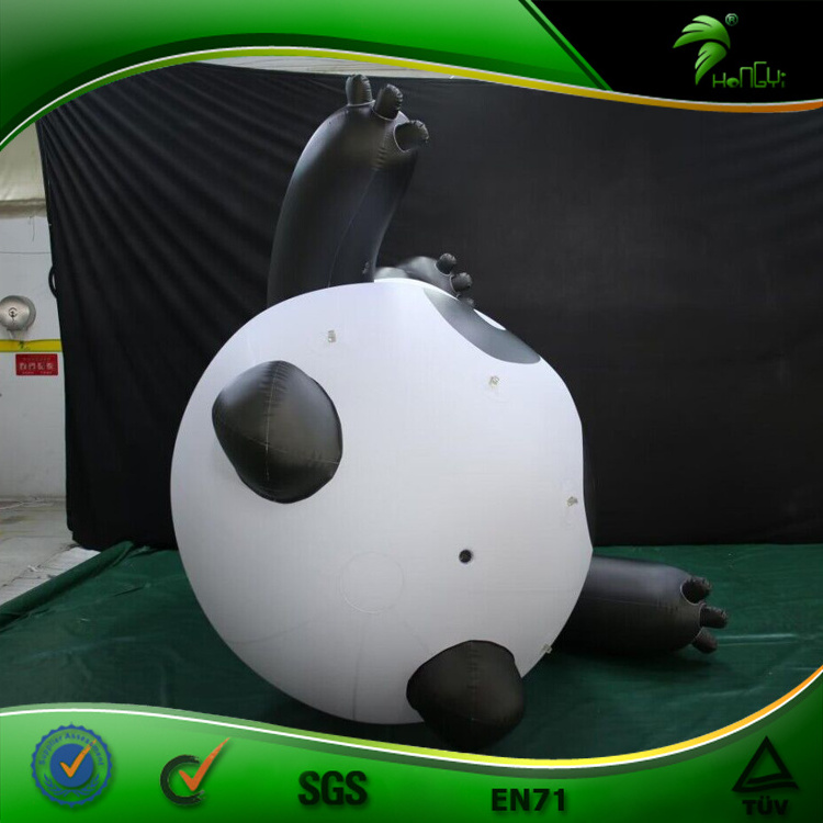 Giant Robot Panda Inflatable Mascot Costume Custom Bear Toy Animal Ceiling Decoration Balloon