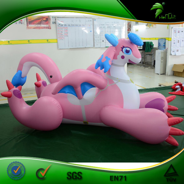 2017 Fantastic New Pink dragon Inflatable, blow up animals from hongyi toys