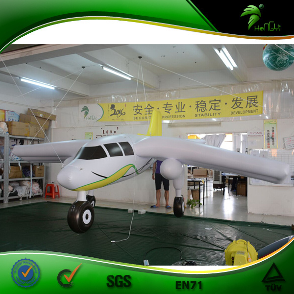 Custom Inflatable Airplanet Hanging Toy Balloon Helium Flying RC Plane Inflatable Advertising Modeling