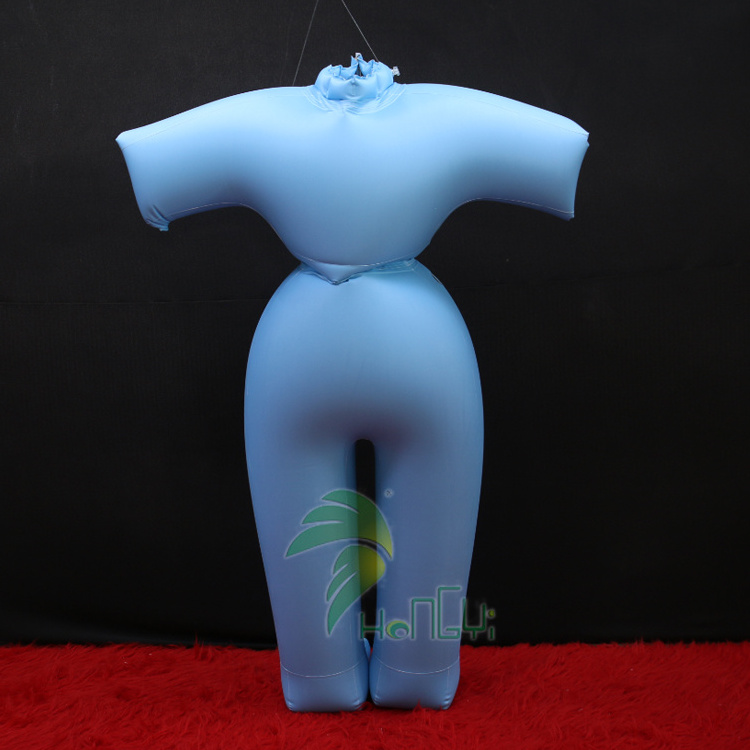 Blue Inflatable Body Dress Adult Suit Costume Custom PVC Inflatable Animal Cartoon Suit