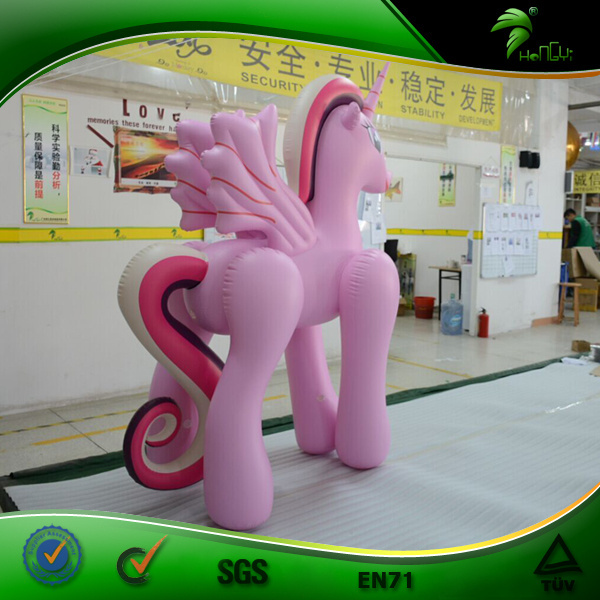 Hongyi life size Inflatable Animal Pool Float Toy Sexy Pink Unicorn Balloon Inflatable Horse Model